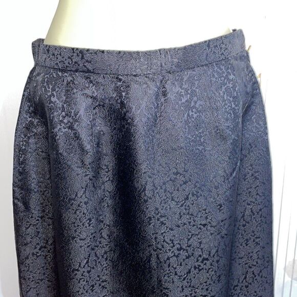 Vtg 60s black brocade 2 Piece dressy jacket & maxi skirt - Picture 11 of 13